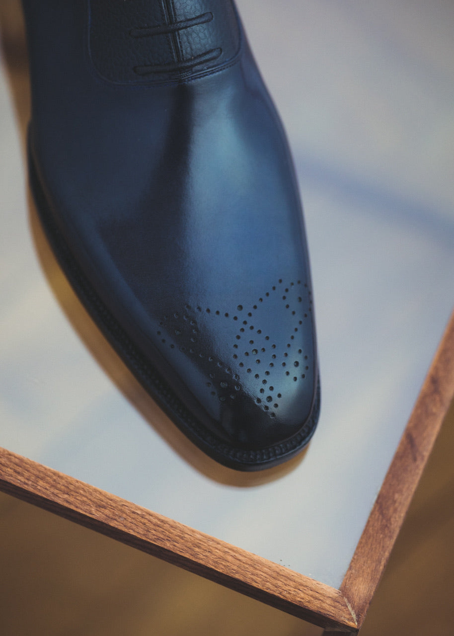 Korbinian Ludwig Heß Berlin schwarz French Derby Maßschuh