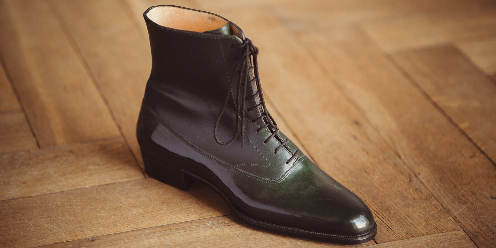 Korbinian Ludwig Heß Berlin Schwarz Balmoral Stiefelette Maßschuh