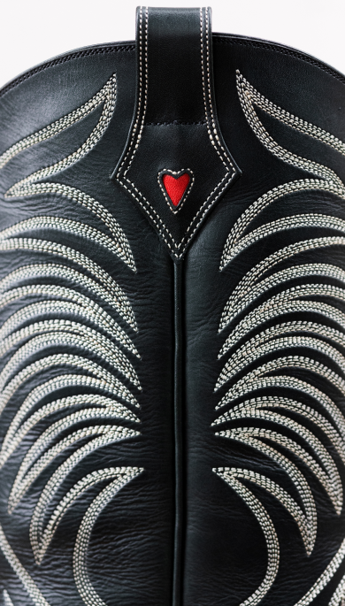 Korbinian Ludwig Heß Berlin Schwarz Cowboystiefel Maßschuh