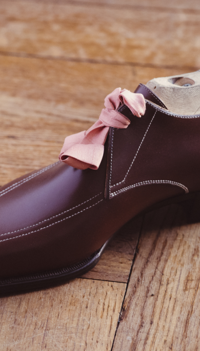 Korbinian Ludwig Heß Berlin braun French Derby Maßschuh