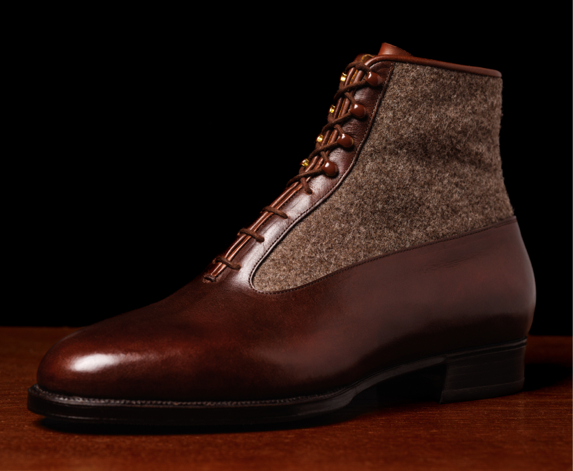 Korbinian Ludwig Heß Berlin braun oxford stiefelette Maßschuh