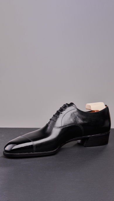 Korbinian Ludwig Heß Berlin Schwarz French Derby Maßschuh