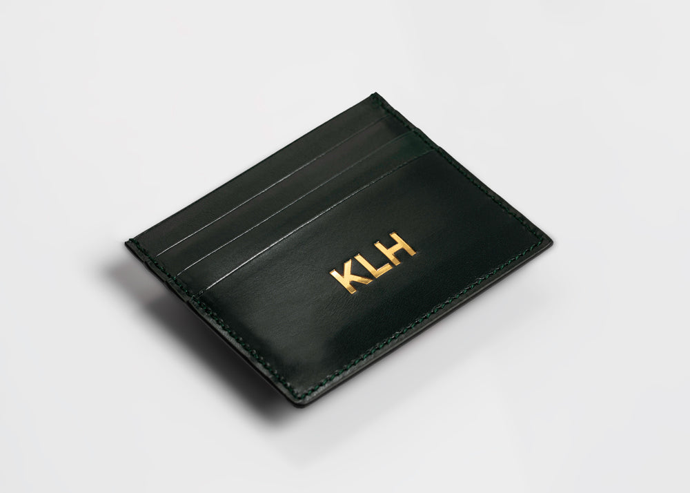 Korbinian Ludwig Heß Berlin Lederaccessoires Kartenhalter Dunkelgrün