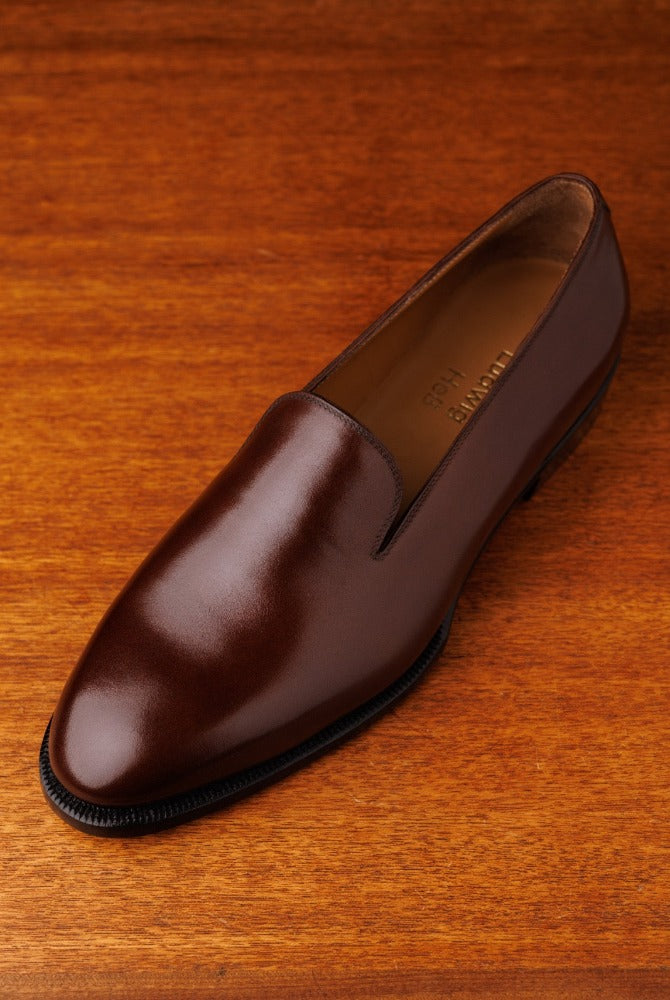 Korbinian Ludwig Heß Berlin Ready to Wear Braun Slipper