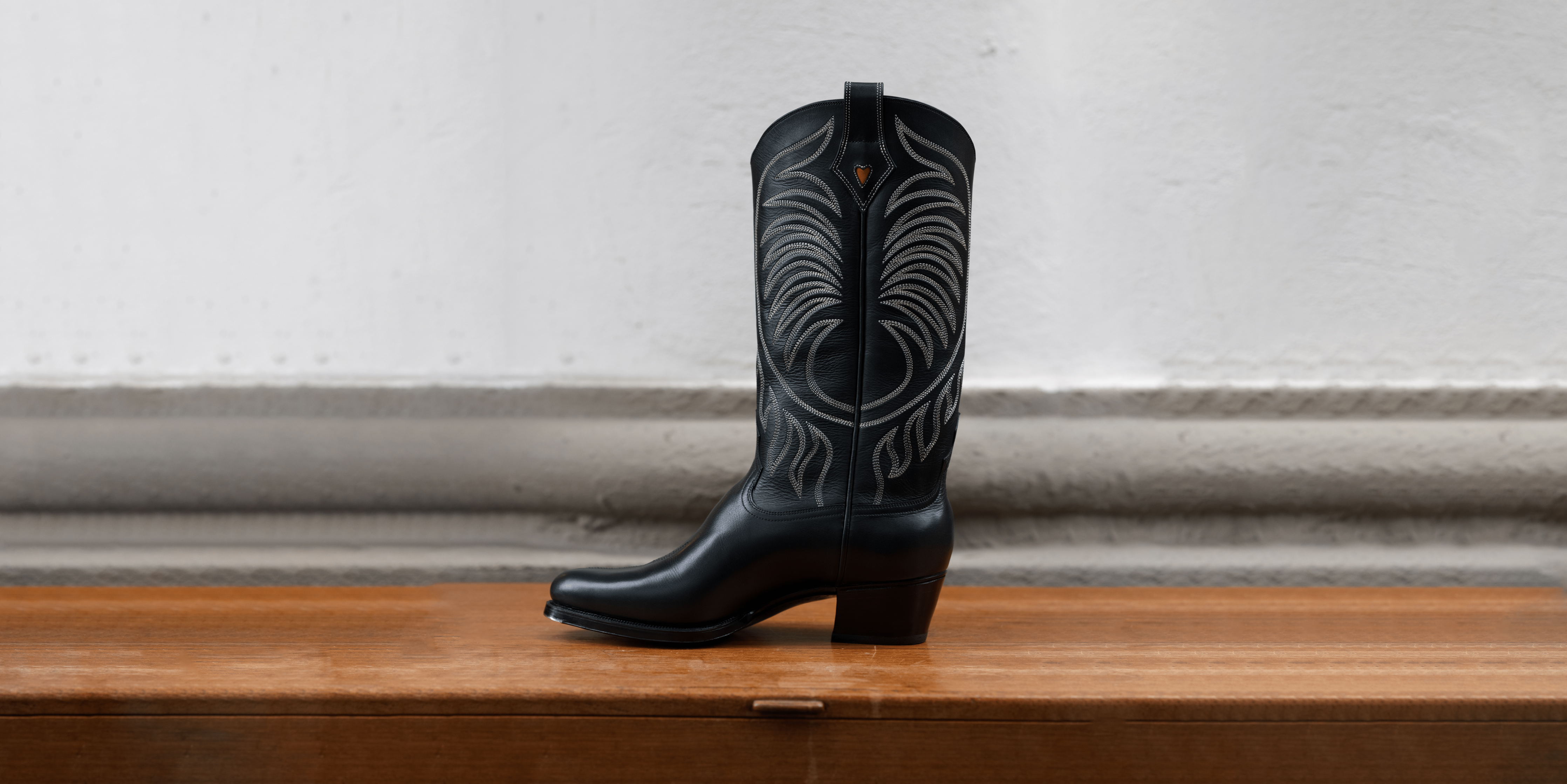 Korbinian Ludwig Heß Berlin Schwarz Cowboystiefel Maßschuh